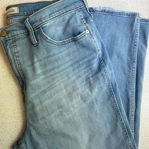 Madewell stovepipe jeans 33